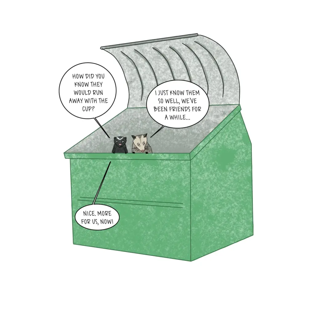 Raccoons & Friends: The Gobelet of Desire by Little Me in Big Canada