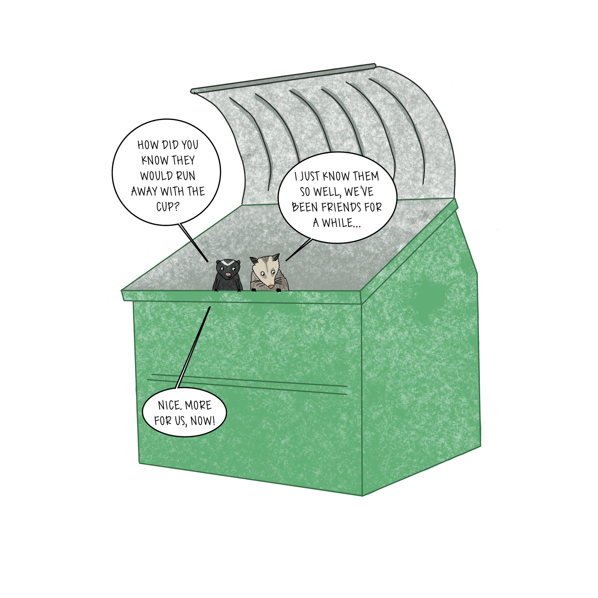 Raccoons & Friends: The Gobelet of Desire by Little Me in Big Canada