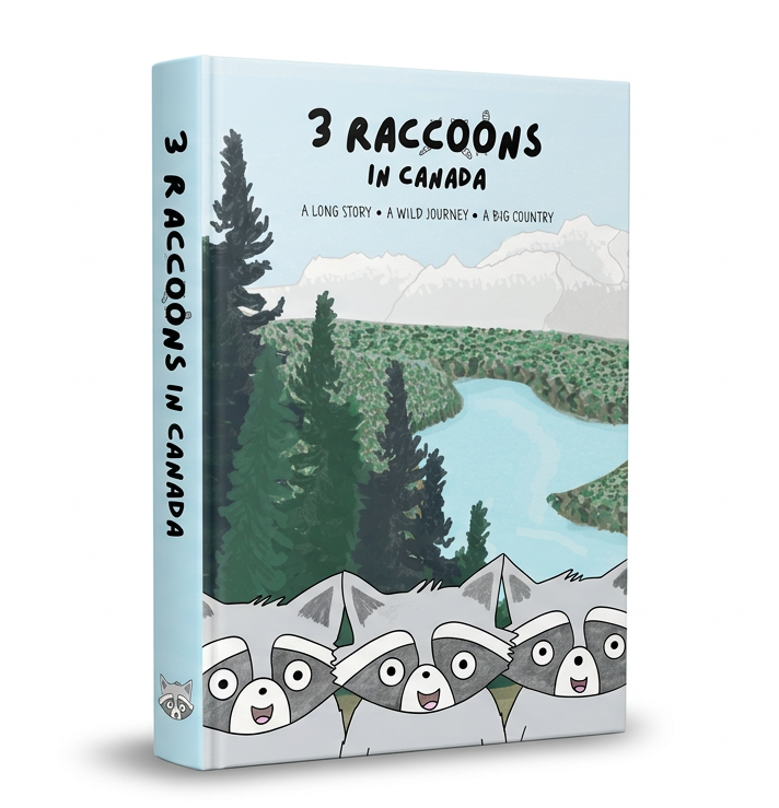 3 raccoons in canada by anais gueyte little me in big canada cover book