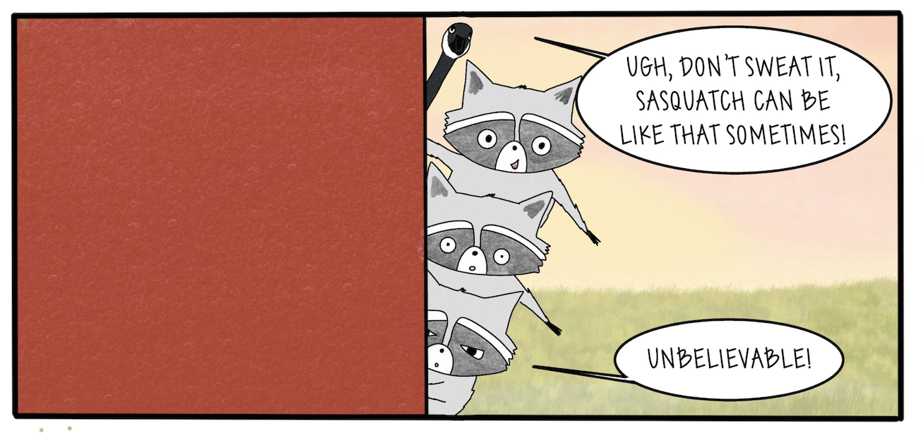 3 raccoons in canada - the book - sneak peeka