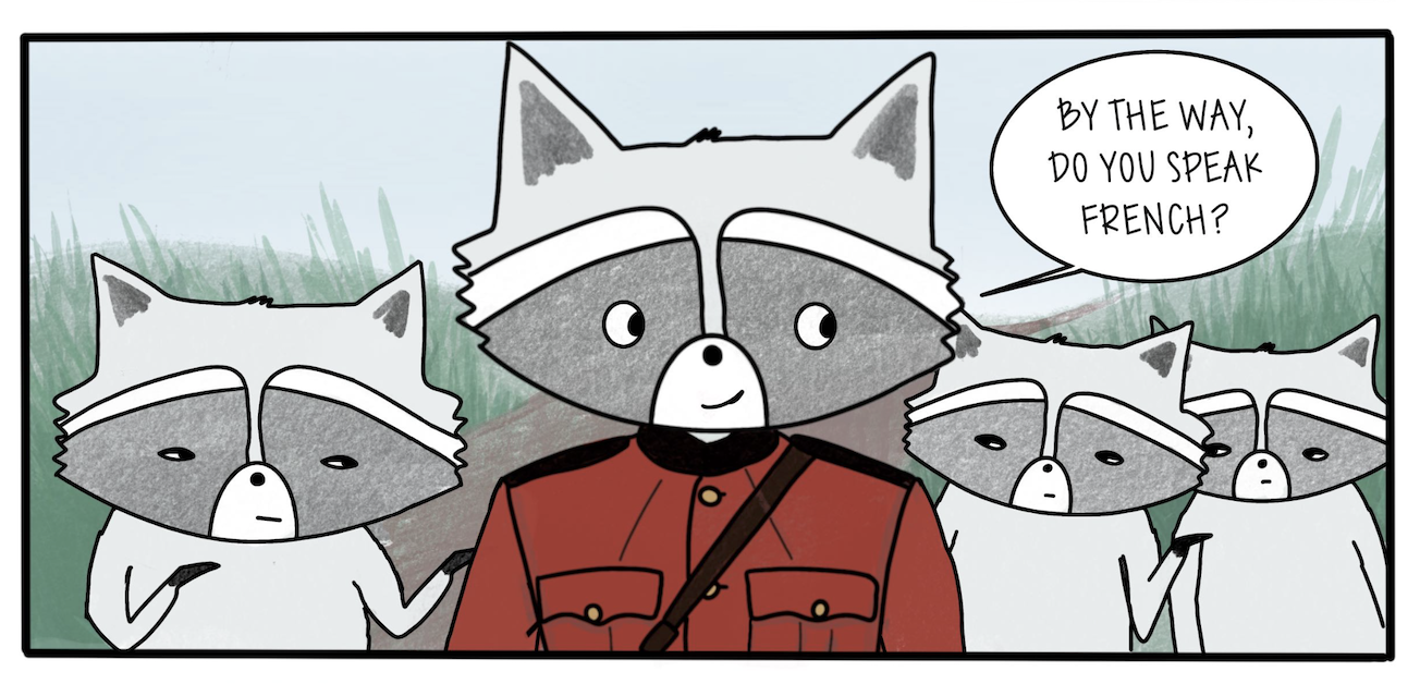 3 raccoons in canada - the book - sneak peeka