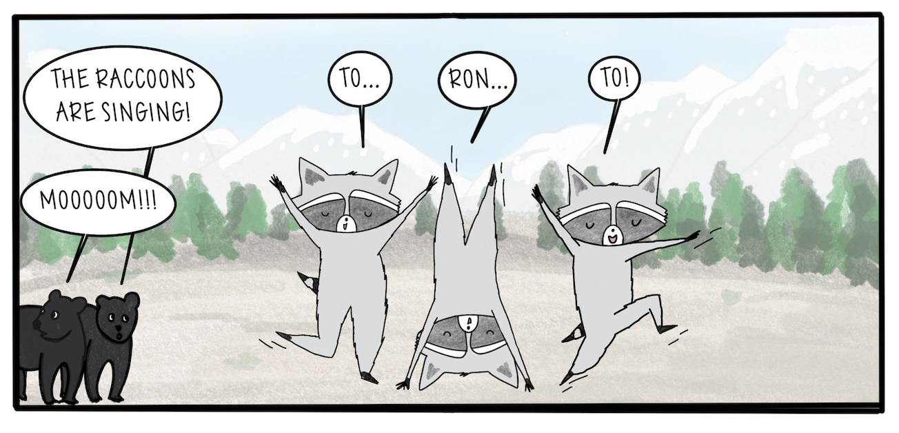 3 raccoons in canada - the book - sneak peeka