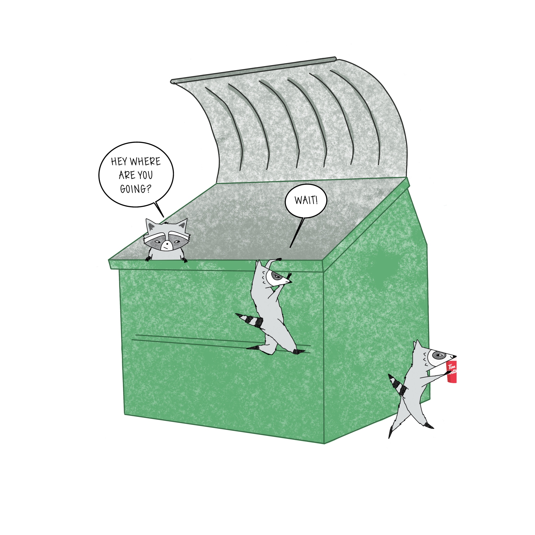 Raccoons & Friends: The Gobelet of Desire by Little Me in Big Canada