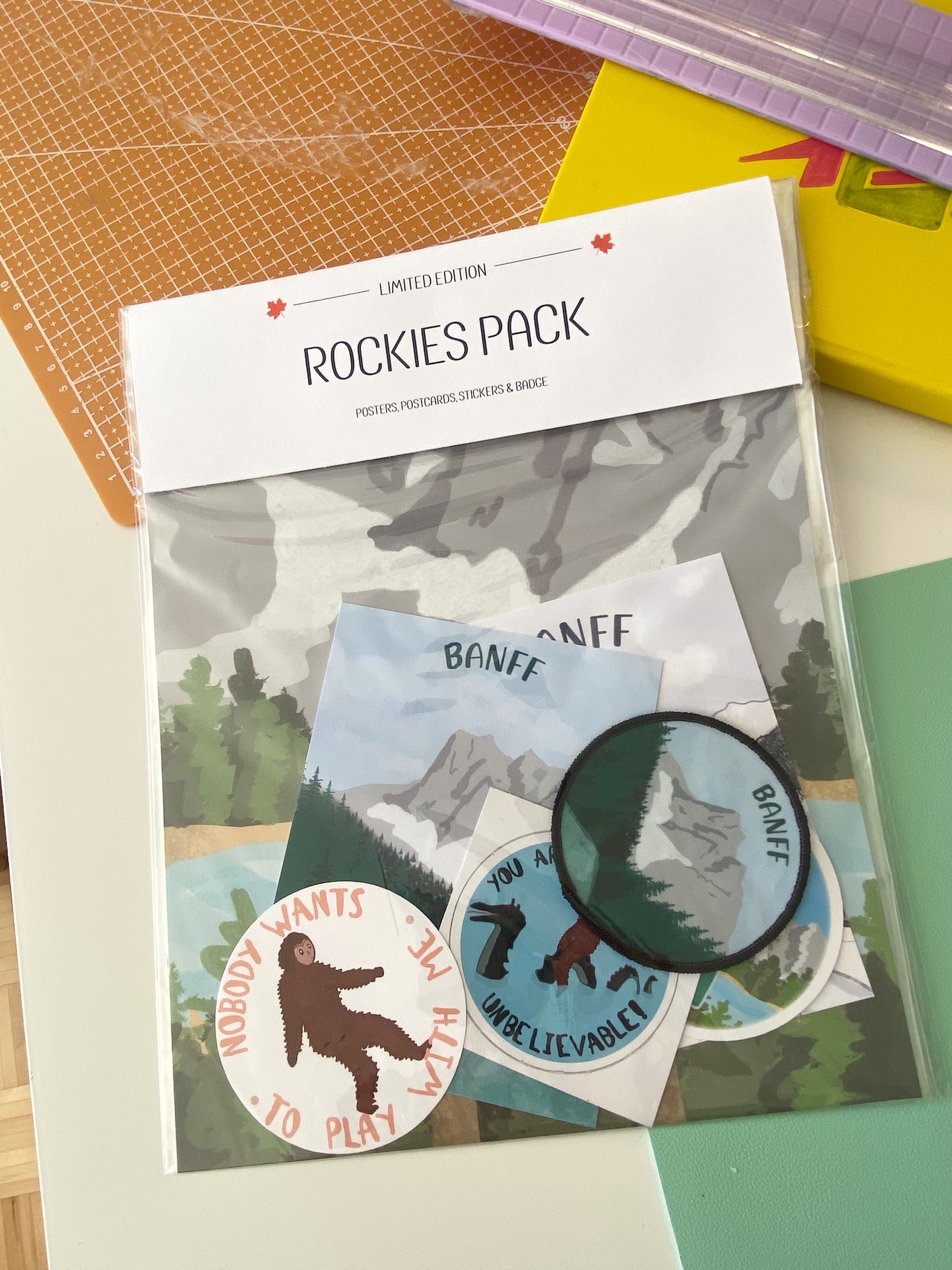Canadian Rockies Gift Pack | Banff Jasper Lake Louise Souvenir Bundle