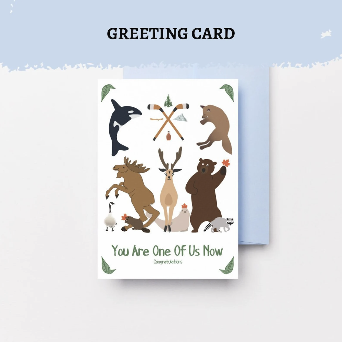 Welcome to Canada Greeting Card | Newcomer and Citizenship Gift