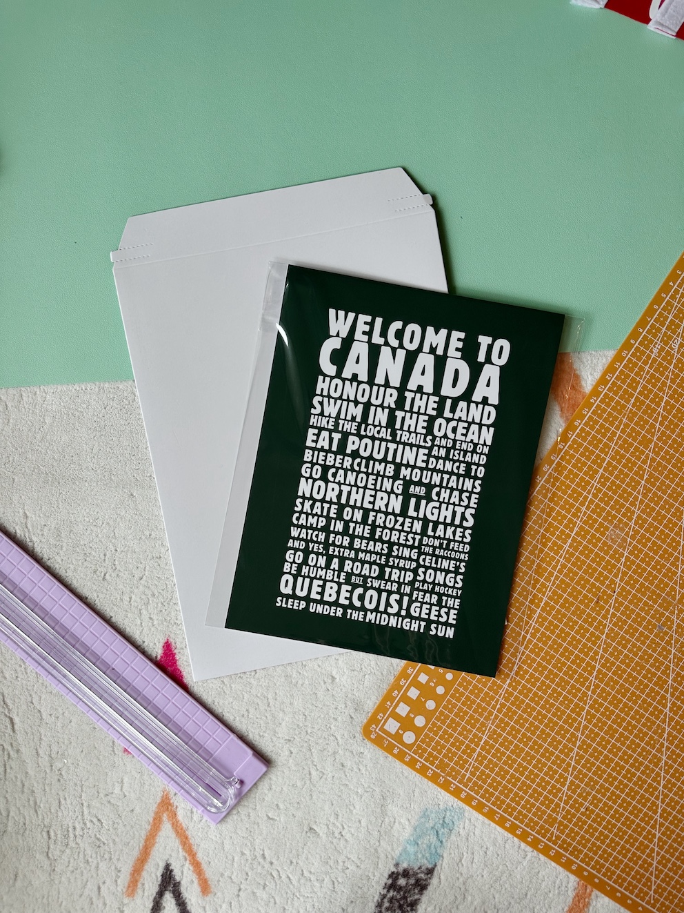 Canadian Lifestyle Memento Poster | Modern Typography Art - Image 7