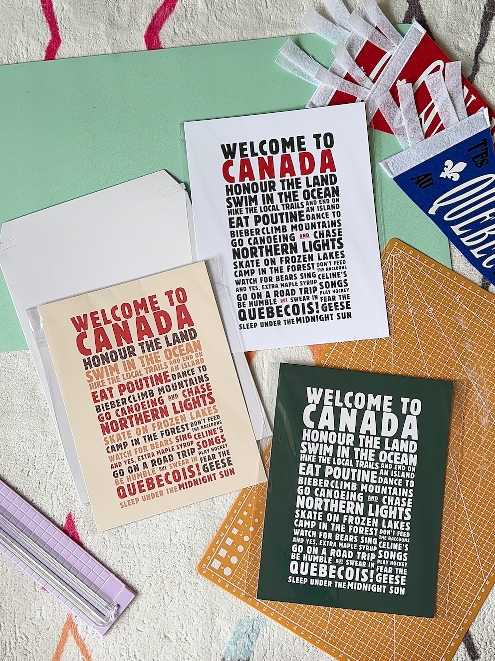 Canadian Lifestyle Memento Poster | Modern Typography Art - Image 8