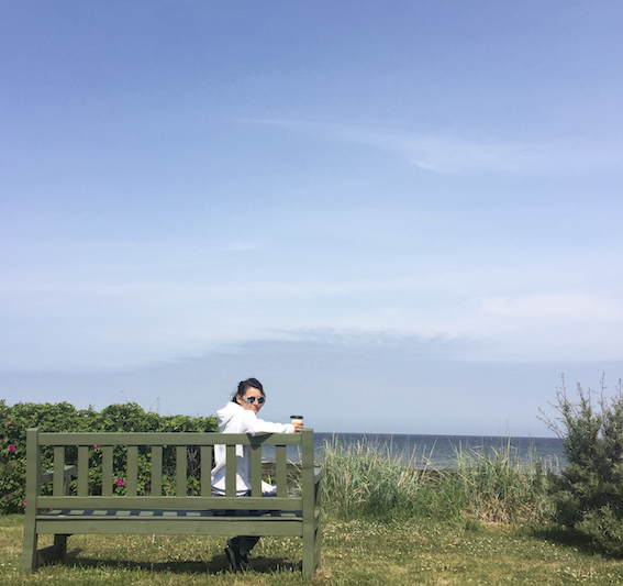 little me in big canada Highway QC-132Where the Saint Laurent River Made Me Cry travel blog