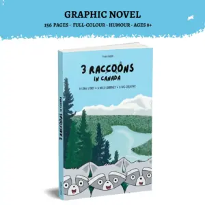 3 raccoons in canada-graphic novel cover