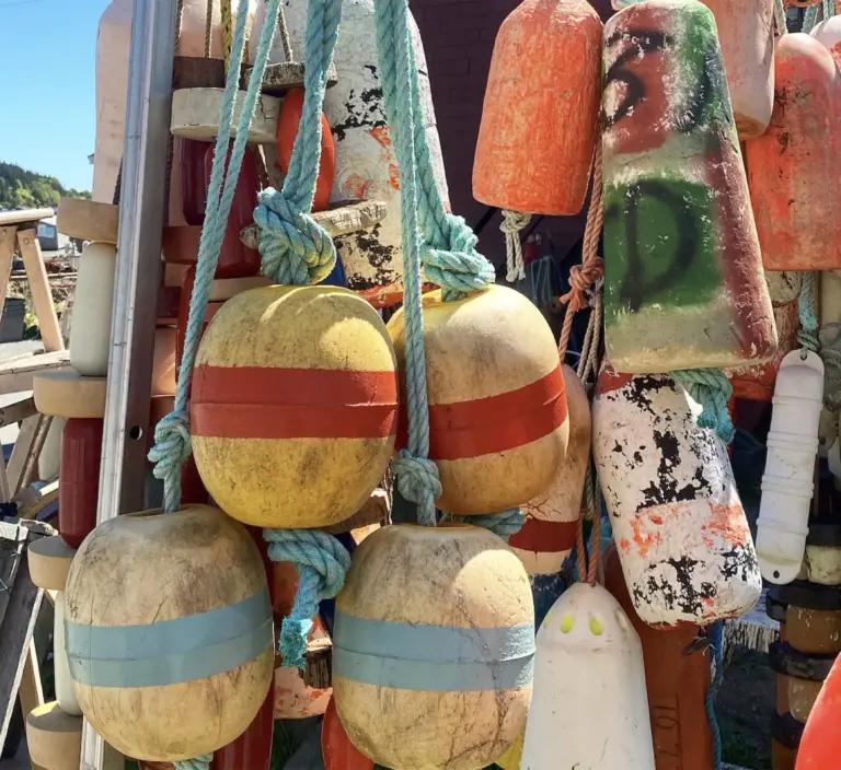 colourful-lobster-buoys-lunenburg-nova-scotia
